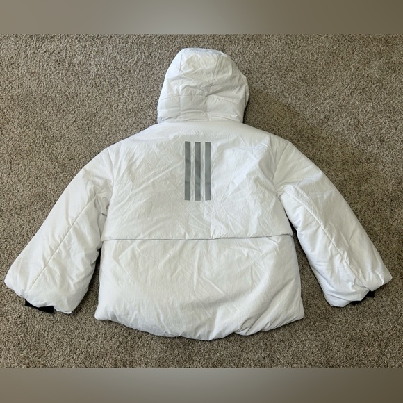 NWT Adidas Terrex My Shelter cold.rdy Jacket Women’s White Puffer Jacket Goose L - Picture 2 of 16